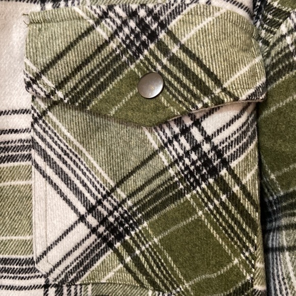 HFX Plaid Shacket - Picture 6 of 8
